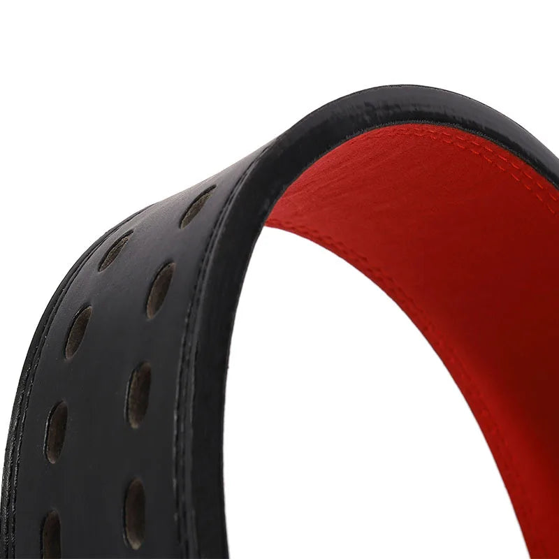 13mm Heavy Duty Powerlifting Lever Belt Cowhide Leather