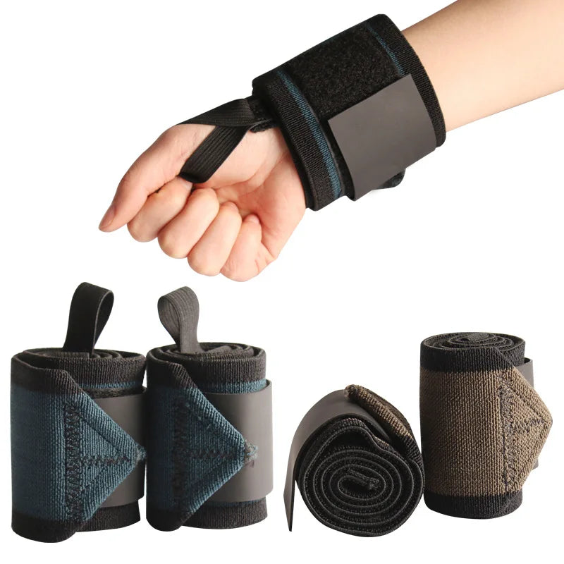 Weight Lifting Wrist Wraps With Padded Thumb Brace