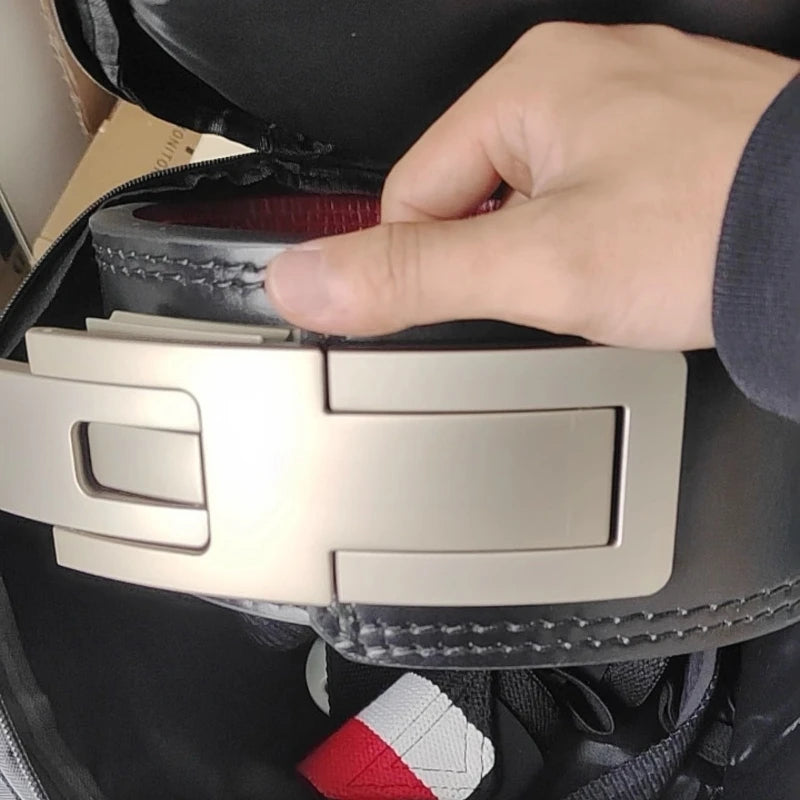 13mm Heavy Duty Powerlifting Lever Belt Cowhide Leather