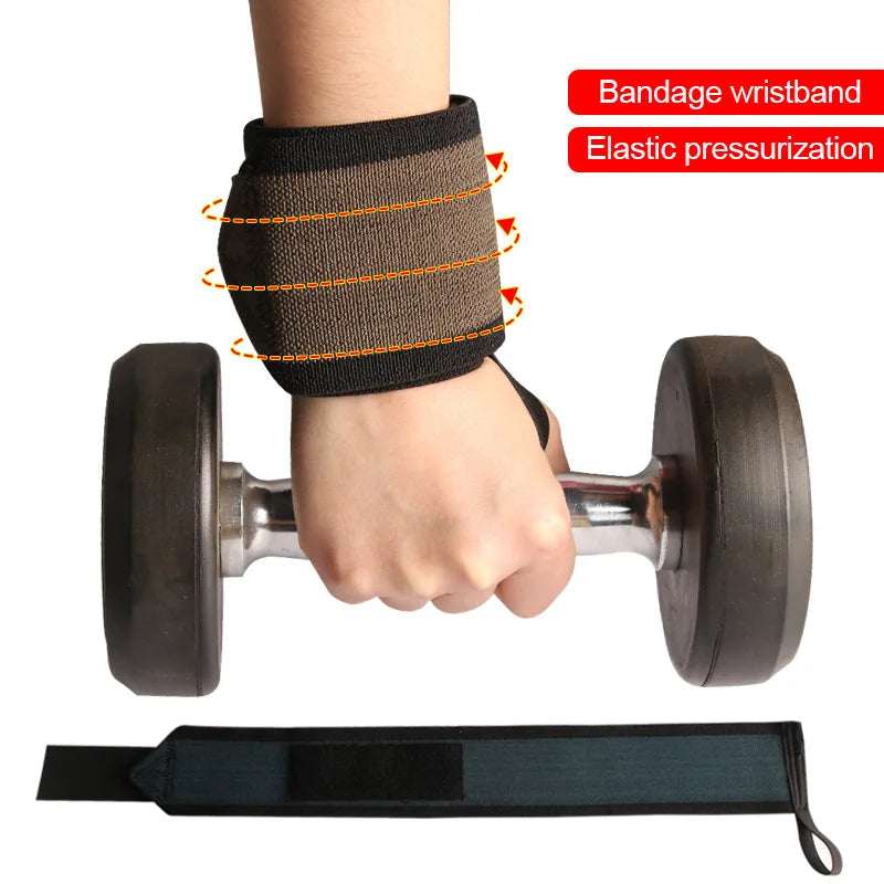 Weight Lifting Wrist Wraps With Padded Thumb Brace